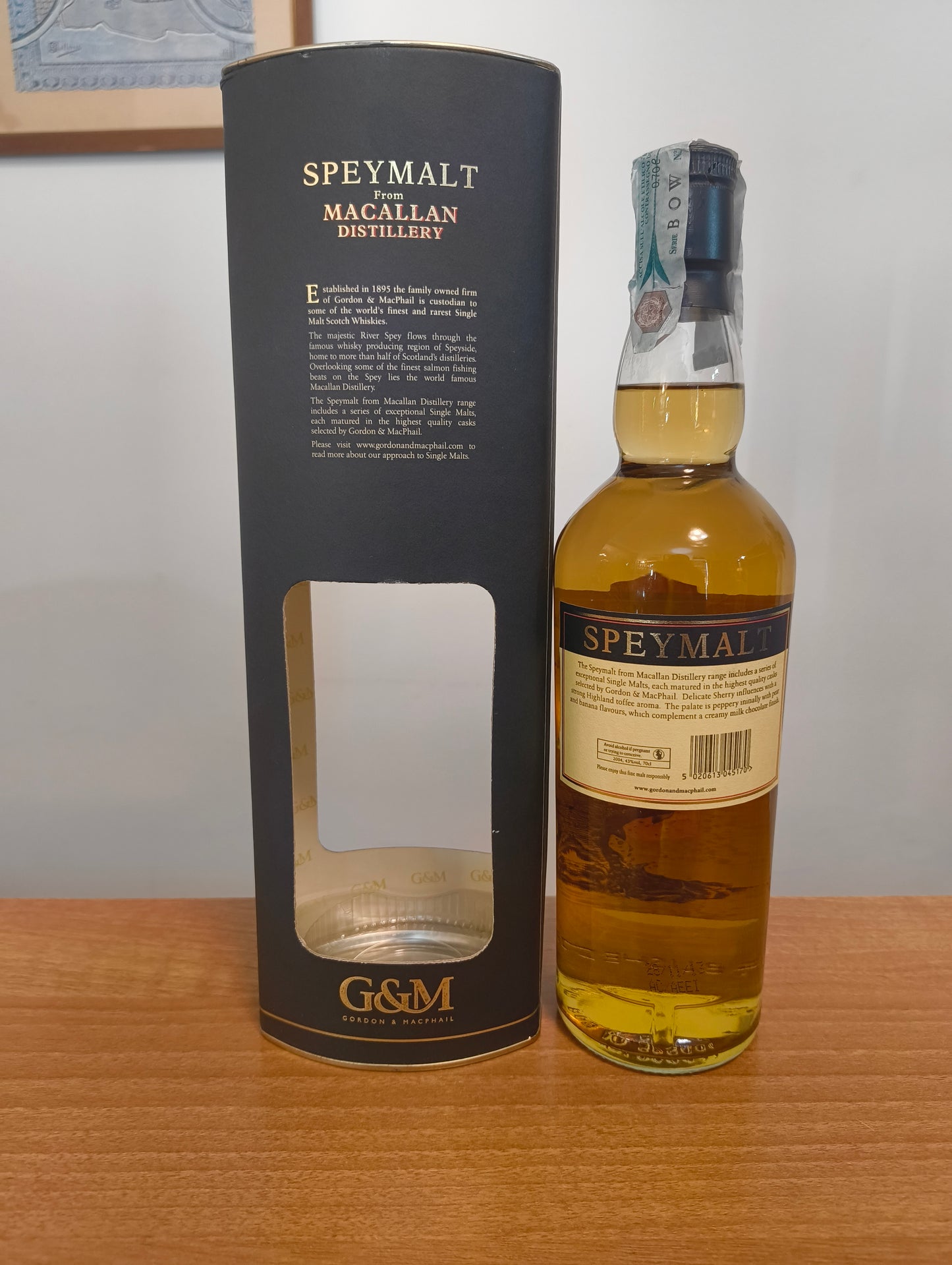 Speymalt Macallan Gordon & Macphail